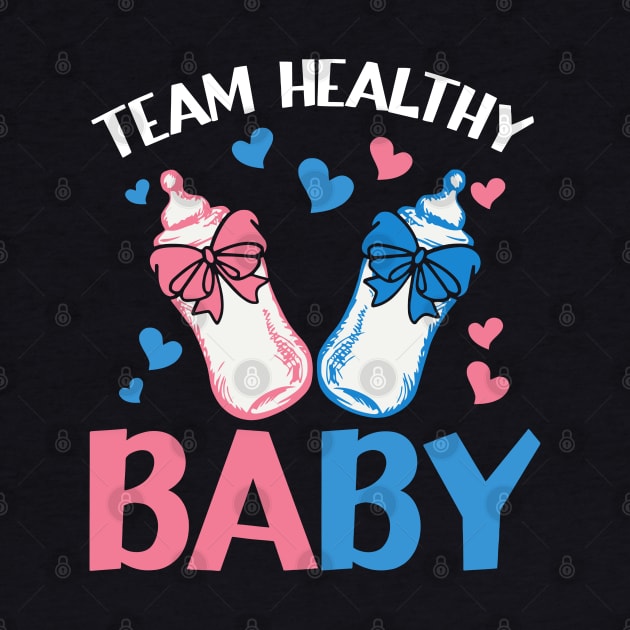 Gender Reveal Party Team Healthy Baby by adalynncpowell